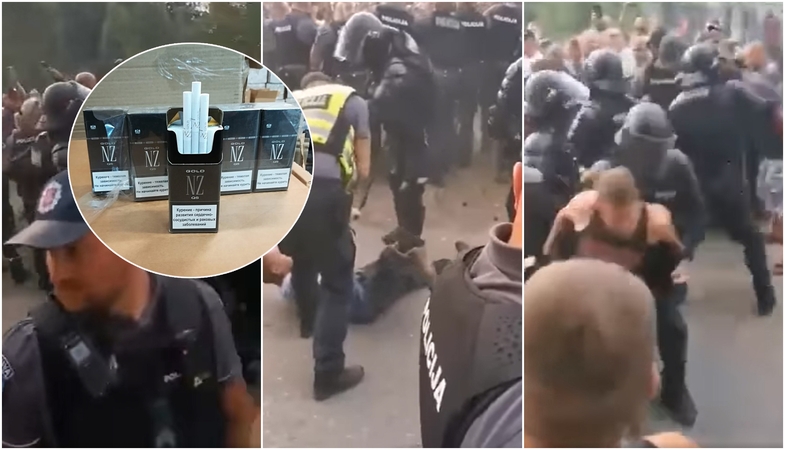 Braižo protestuotojų prieš migrantus paveikslą: tarp jų –  ir susijusieji su kontrabanda