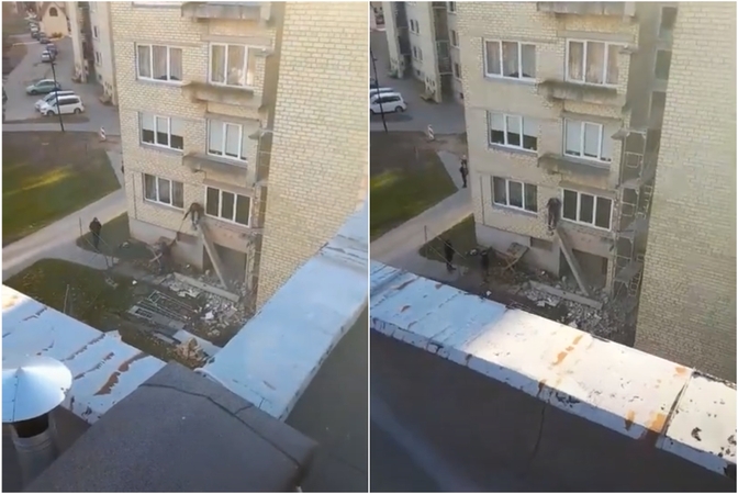 Šokiravo darbininkų elgesys: kur žiūri mūsų darbdaviai? Darbo inspekcija? 