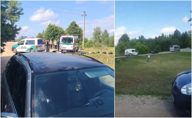Į Rūdninkų poligono palapinių miestelį jau vežami pirmieji migrantai