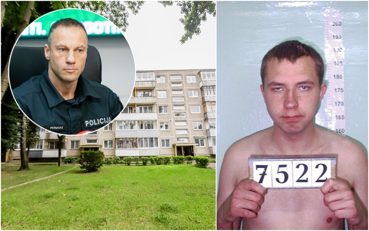 Linas Pernavas (kairėje), Jonas Sniečkus (dešinėje)