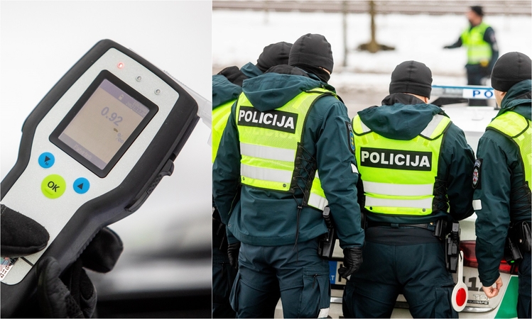 Girtus vairuotojus nuo šiol drausmins ir specialus policijos kuriamas žemėlapis
