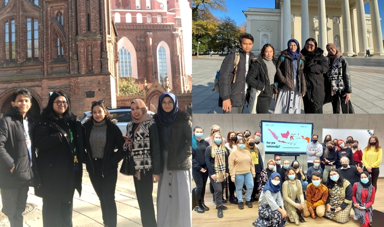 Indonezijos studentai: Kaunas nuostabus