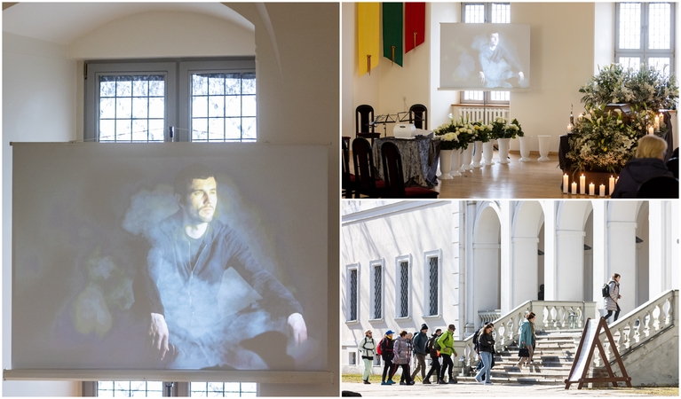 Atsisveikinama su Mariupolyje žuvusiu režisieriumi M. Kvedaravičiumi