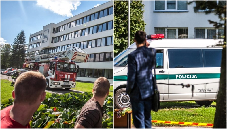 Kauno technologijos universitete buvo kilęs gaisras