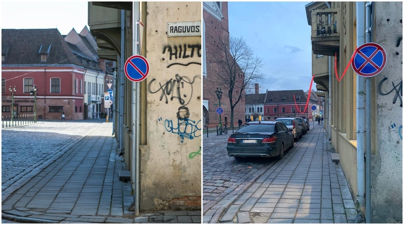 Susimokės: įrengus sustoti draudžiantį ženklą, baudą gavo ne vienas vairuotojas.
