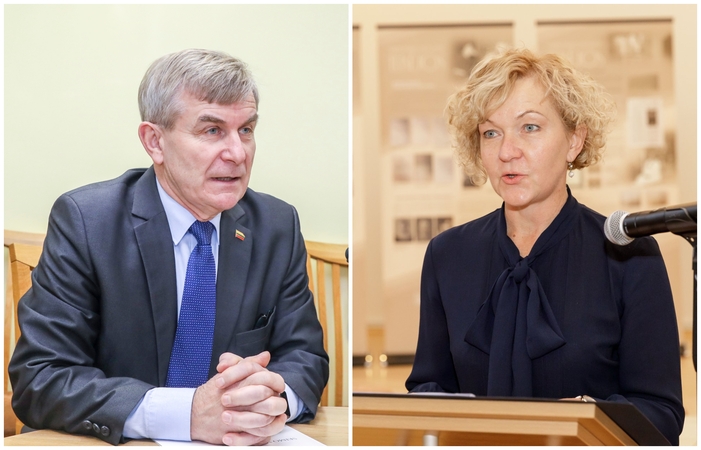 Viktoras Pranckietis ir Sigita Rudėnaitė