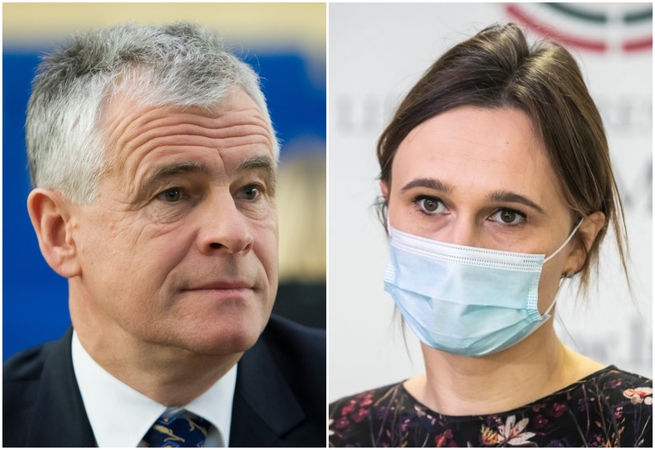 Viktorija Čmilytė-Nielsen ir Jonas Jaturis