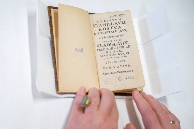 Ąžuolyno bibliotekoje rasta poeto M. K. Sarbievijaus knyga: jos vertė ir reikšmė – milžiniškos