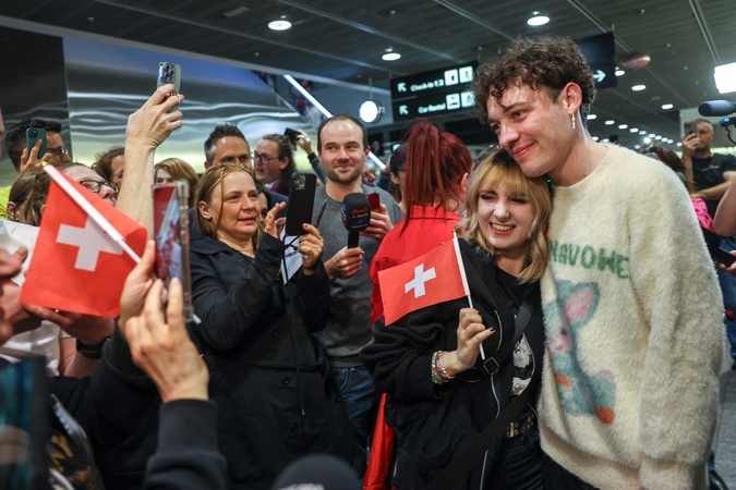Tarpiniai rezultatai: Bazelio rinkėjai pritarė 2025-ųjų „Eurovizijos“ finansavimui