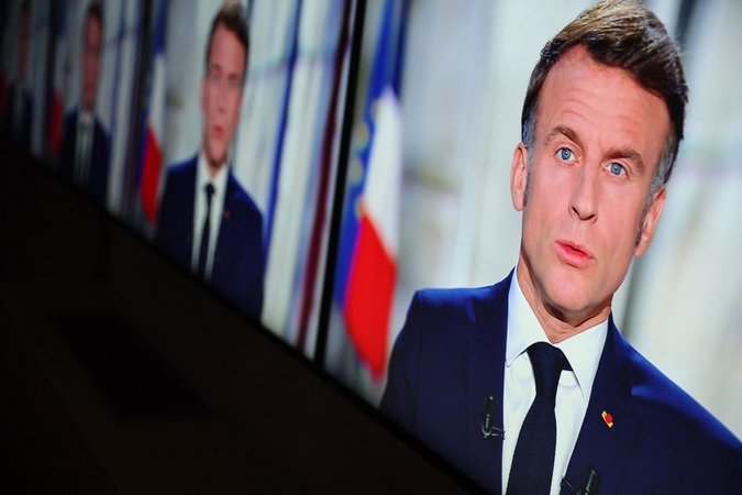 Macronas pripažino parlamento paleidimą kaip nesėkmingą