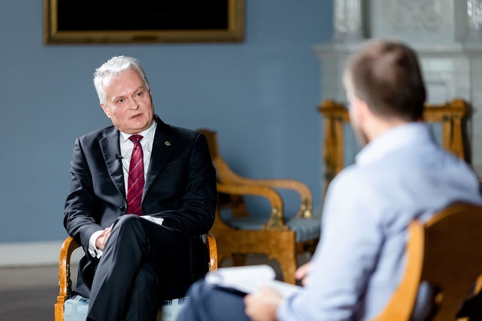 Išskirtinis prezidento interviu: Vilniuje tikiuosi pamatyti ir V. Zelenskį