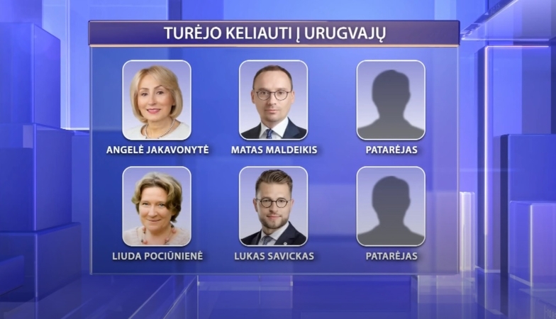 Žlugusi Seimo narių komandiruotė į Urugvajų mokesčių mokėtojams būtų atsiėjusi per 17 tūkst. eurų