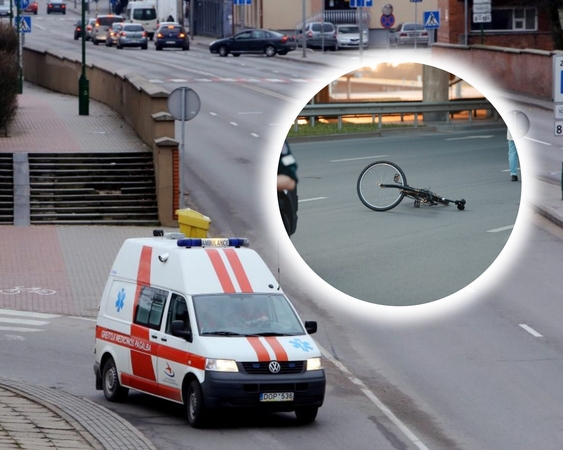 Kalvarijoje automobilis partrenkė sankryžoje dviračiu važiavusį nepilnametį