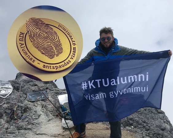 Dėkingumas: D.Vaičiulis sako, kad dalyvavimas alumno veikloje yra tam tikra grąža universitetui už tai, ką jis davė.