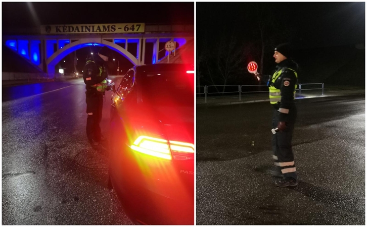 Kauno policija: gal vairuotojai jau baigė švęsti