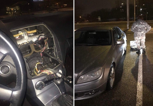 Ilgapirščiai nejaučia jokios baimės – net apšviestoje aikštelėje niokoja automobilius