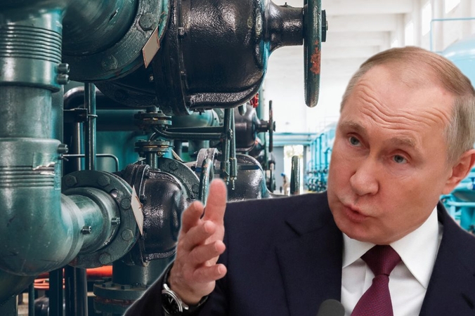 V. Putinas pagrasino dar labiau sumažinti dujų tiekimą Europai