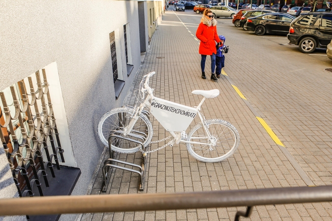 Uostamiesčio valdininkams – žinutė nuo dviratininkų
