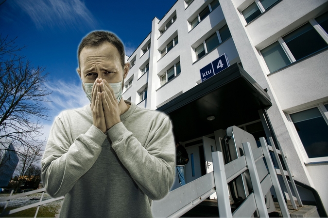 Kauno studentų iššūkiai: susirgus COVID-19 nėra kur izoliuotis?