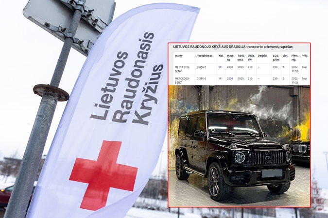 Skandalo nėra: Lietuvos Raudonasis Kryžius prabangius mercedesus gavo dovanų