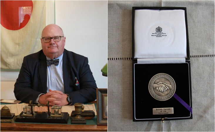 Dovana: jau netrukus Sugiharos namuose įkurtą muziejų lankys svečiai ekspozicijoje galės išvysti lordo E.Pickleso padovanotą medalį, skirtą T.H.Prestono veiklai Kaune pagerbti.