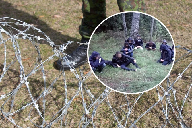 Iš Baltarusijos į Lietuvą toliau plūsta neteisėti migrantai: pasieniečiai sulaikė dar tris