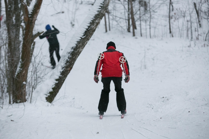 Pasaulinę sniego dieną mini tūkstančiai sporto aistruolių