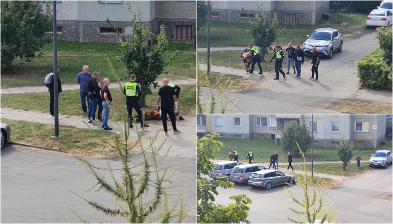 Šilainiuose gyventojai sulaikė įtartiną vyrą: ką ten vaikams darei? 