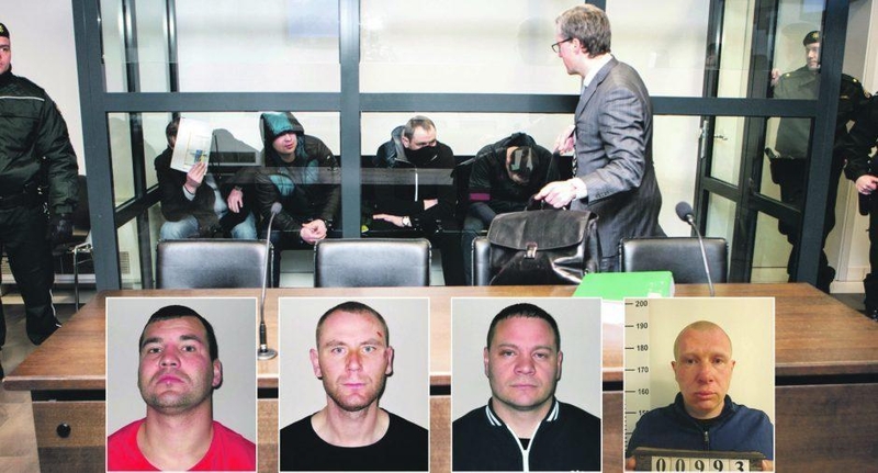 R.Mikočiūnas (iš kairės), G.Vaikšnoras, M.Ališauskas bei E.Mikučiauskas.