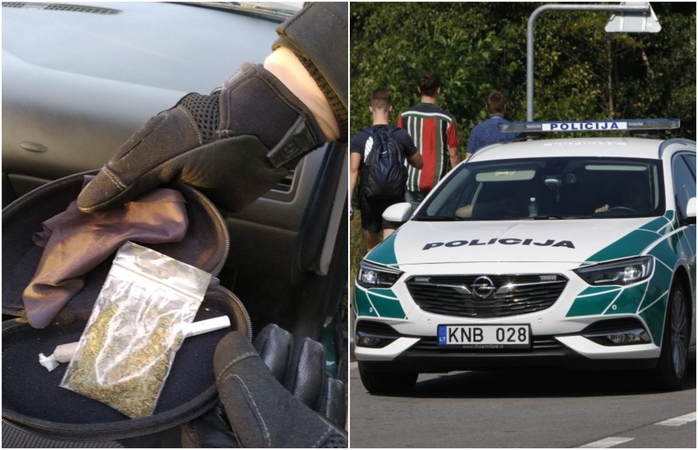Kolegos krėtė policijos pareigūno automobilį ir namus: rado narkotikų