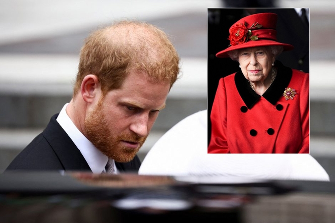 Princas Harry ir Elizabeth II