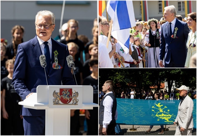 G. Nausėda: visą mūsų rūpestį Tėvynės likimu, mūsų siekį vienytis galime rasti vienoje dainoje
