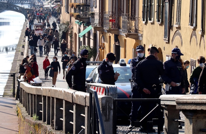 Milane užfiksuotas žemės drebėjimas, privertęs kai kuriuos gyventojus išbėgti į gatves