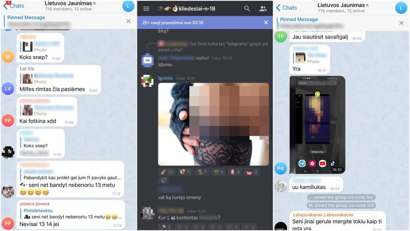 Ištroškusių pornografijos pinklėse – ir 13-metės: vienam atsiųstas nuotraukas pamatydavo šimtai vyrų