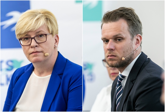 Gabrielius Landsbergis ir Ingrida Šimonytė