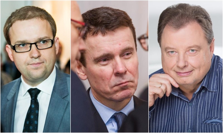 Vytautas Gapšys (iš kairės), Raimondas Kurlianskis, Petras Narkevičius