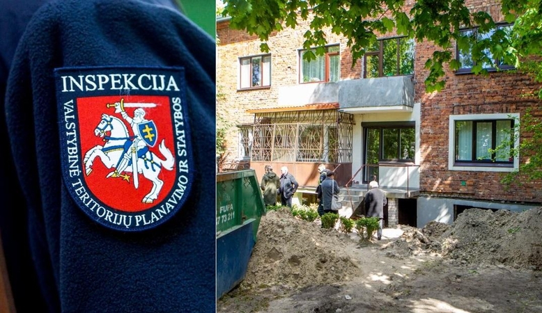 Dėl Kaune griūti pradėjusio namo tyrimą pradėjo statybos inspekcija