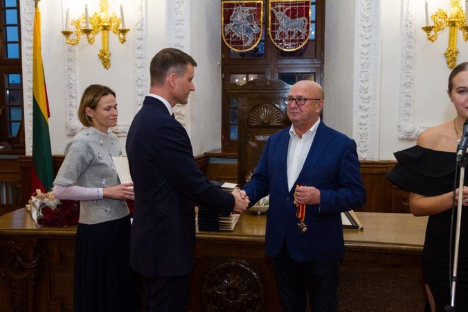 Nerijus Mikelionis (kairėje) ir Visvaldas Matijošaitis (dešinėje)