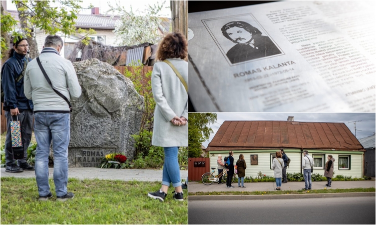 R. Kalantos atminimas pagerbtas ir netradiciniu žygiu per Kauno vietas, siejamas su juo