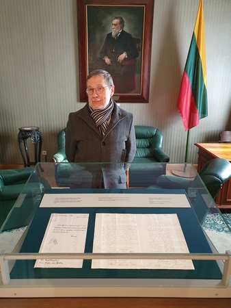 Kaune – paskutinė proga pamatyti Vasario 16-osios Aktą: L. Mažylis įteiks svarbią dovaną