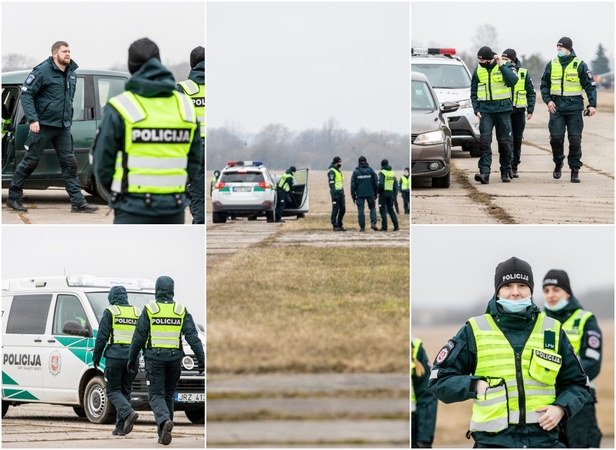 Suneramino policijos gausa: kas vyksta S. Dariaus ir S. Girėno aerodrome?