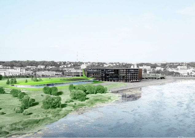 Oficialu: Kaunas pradės vandens sporto centro statybas Nemuno saloje