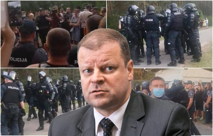 S. Skvernelis apie padėtį Rūdninkuose: gaila, kad policija turi taisyti politikų klaidas