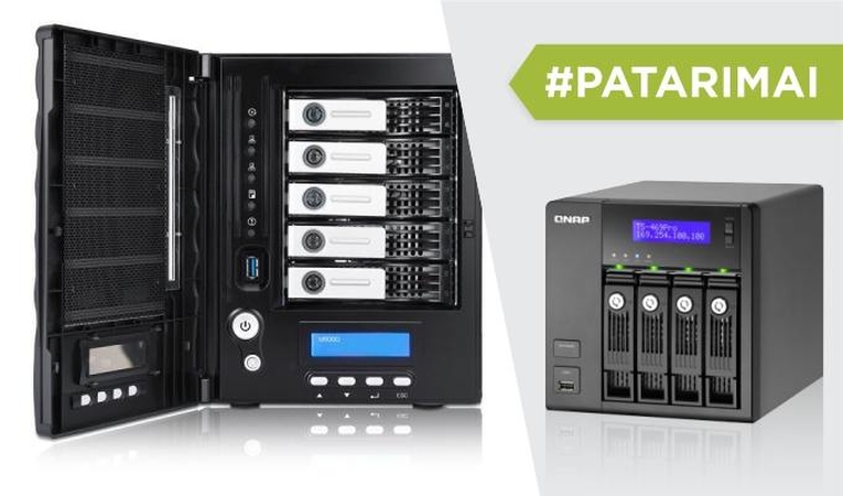 Patarimai, kaip išsirinkti NAS serverius ir tinklo įrenginius
