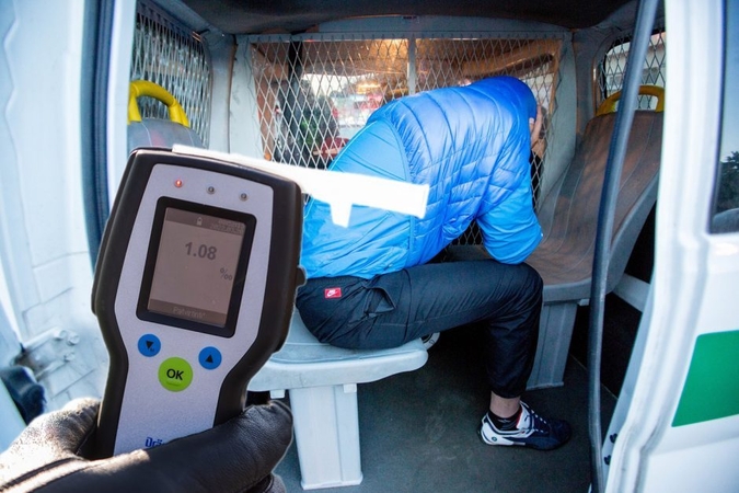 Įmonės krovininį automobilį pavogęs tauragiškis vos pastovėjo ant kojų
