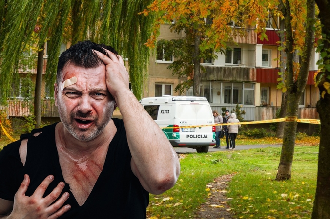 Įžūlumo viršūnė: plėšikai kaunietį sumušė ir apvogė vidury baltos dienos