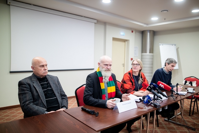 Lietuvos piliečių delegacijos, grįžusios iš Baltarusijos, spaudos konferencija