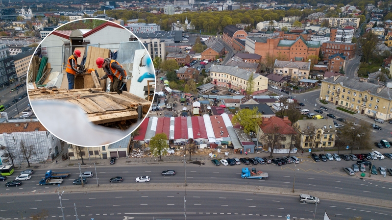 Stoties turgavietėje – pirmieji pokyčiai: aptriušusius kioskus pakeis šiuolaikiški paviljonai