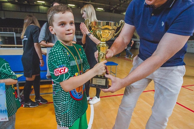 Lietuvos darželinukų krepšinio čempionate triumfavo kauniečiai