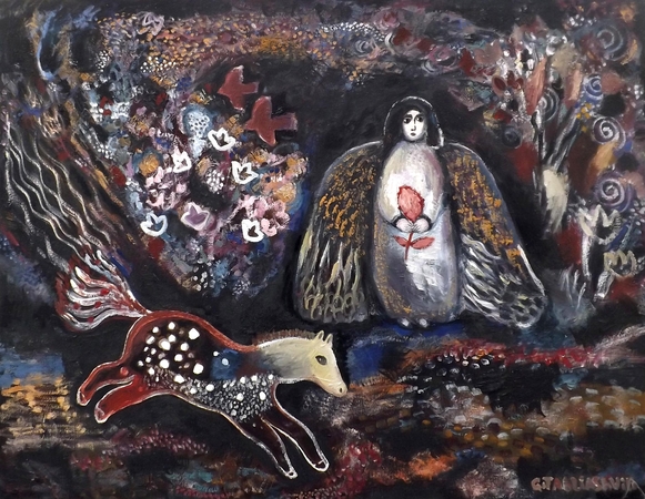George’o Tabliashvili’o paveikslas „Laukimas“ (2012).